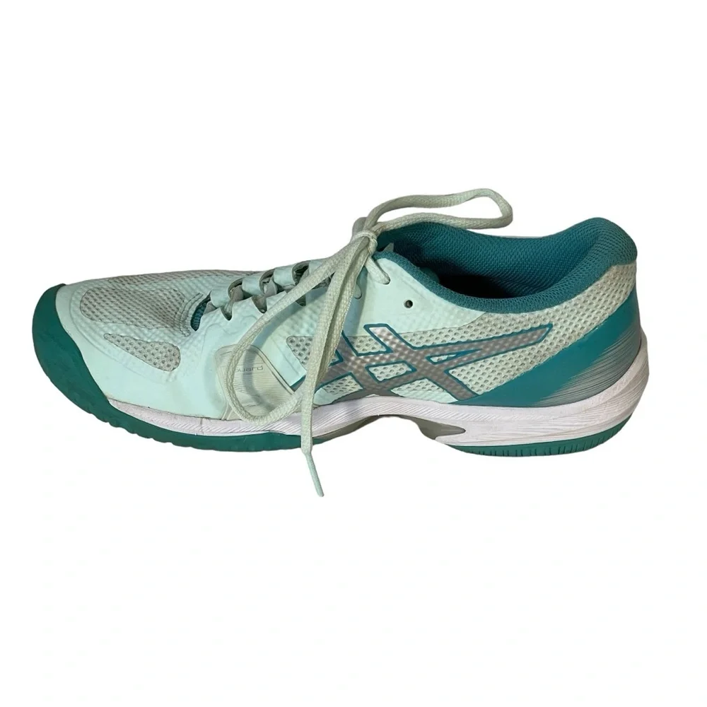 Women’s ASICS Green 1042 A080 Court Speed Flytefoam Lace Up Sneakers Sz 8
